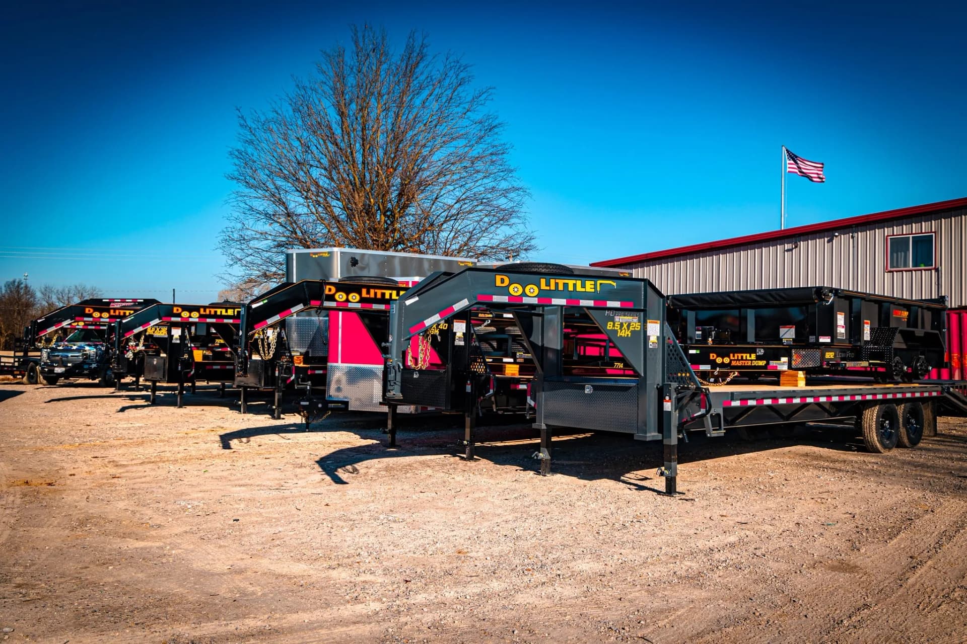 Doolittle and Sure-Trac trailers at Pro Auto